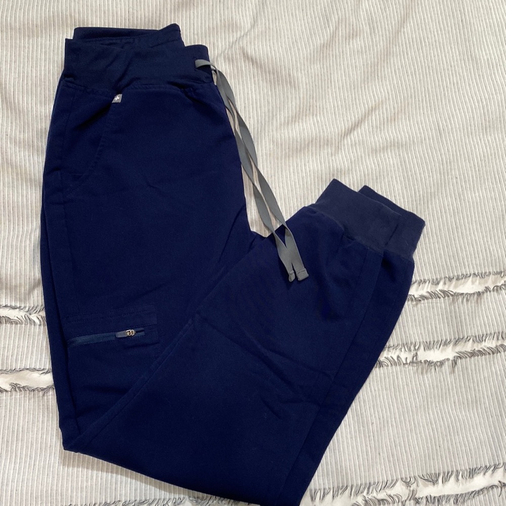 Navy Figs scrub pants